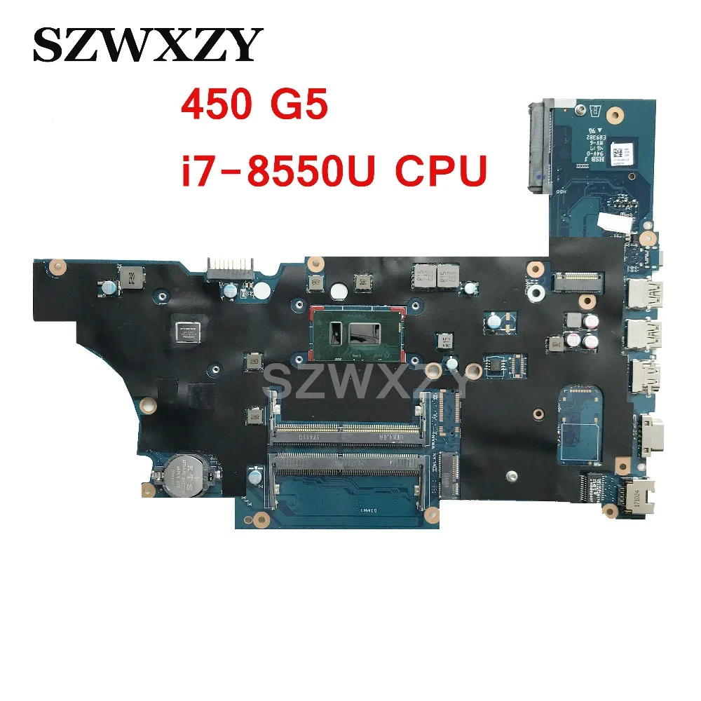 Материнская плата для ноутбука hp ProBook 450 G5 L00825-601 L00825-001 DA0X8CMB6E0 с процессором i7-8550U с графическим процессором