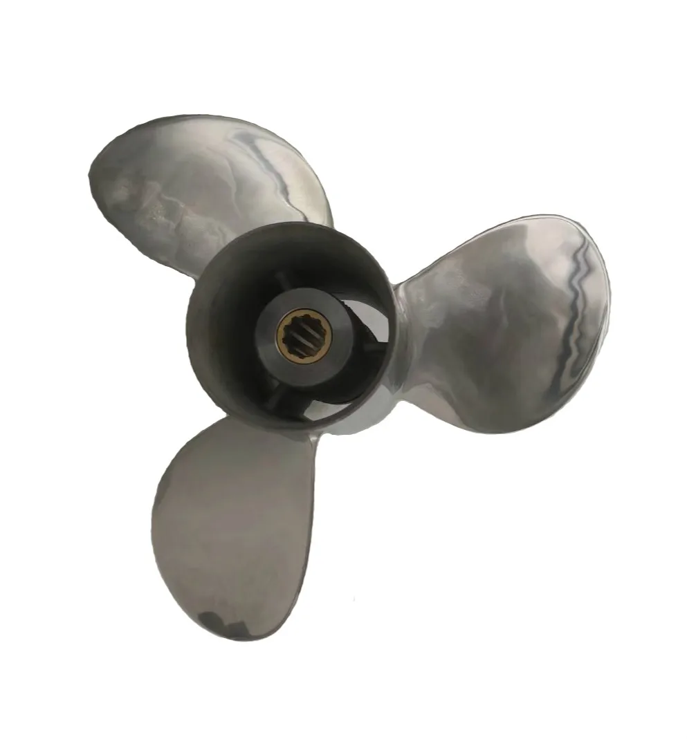 10 1/4x13 для tohatsu 25-30hp сталь Набор пропеллеров моторы 10 зубов Морская Лодка Яхта лодка аксессуары морской катер винтов
