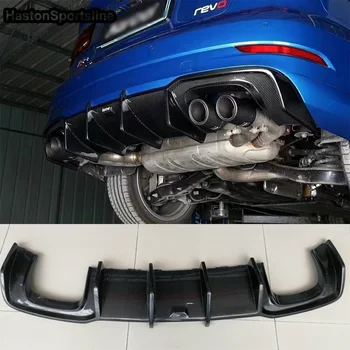 

S3 Carbon Fiber Rear Bumper Lip Diffuser Fits For Audi S3 S Line 2017~2019 Rear Lip Car Styling Auto Modified Accessories