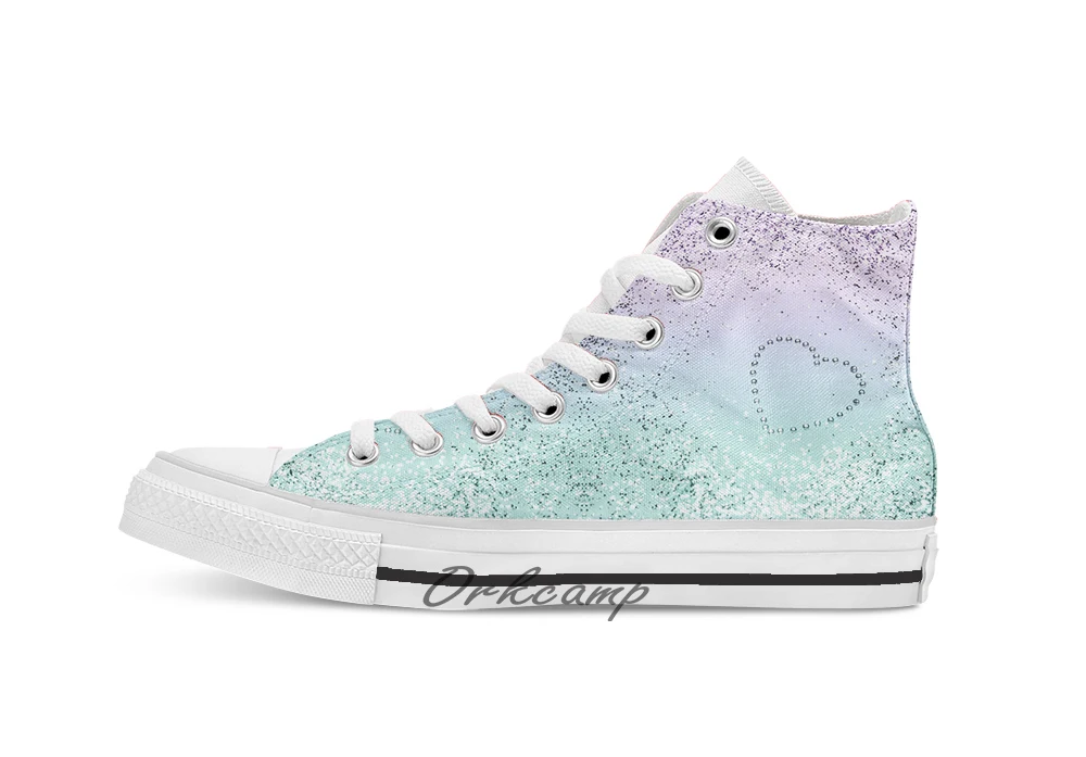 custom glitter sneakers