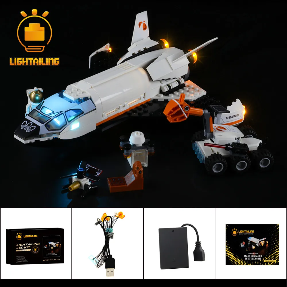 

LIGHTAILING LED Light Kit For CITY Series Mars Research Shuttle Toys Building Blocks Lighting Set