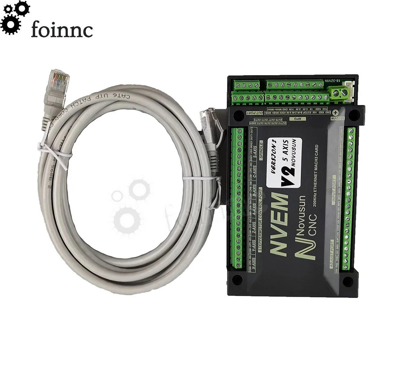 MACH3 nvemv2.1 3/4 /5/6 оси Ethernet CNC контроллер движения ведомая функция для шагового