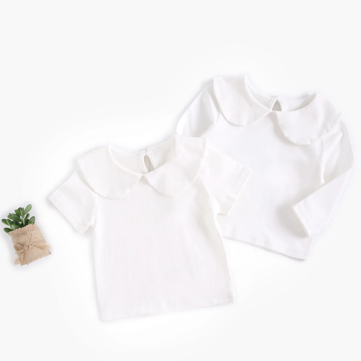 Baby T Shirts Sanlutoz Princess Baby Girls Tops Cotton White Fashion