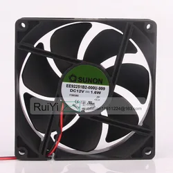 Ventilateur silencieux de jeu, Double roulement à billes, carte graphique, DC12V, EE92251B2 000U 999 W, 9CM, 9225, 1.6 