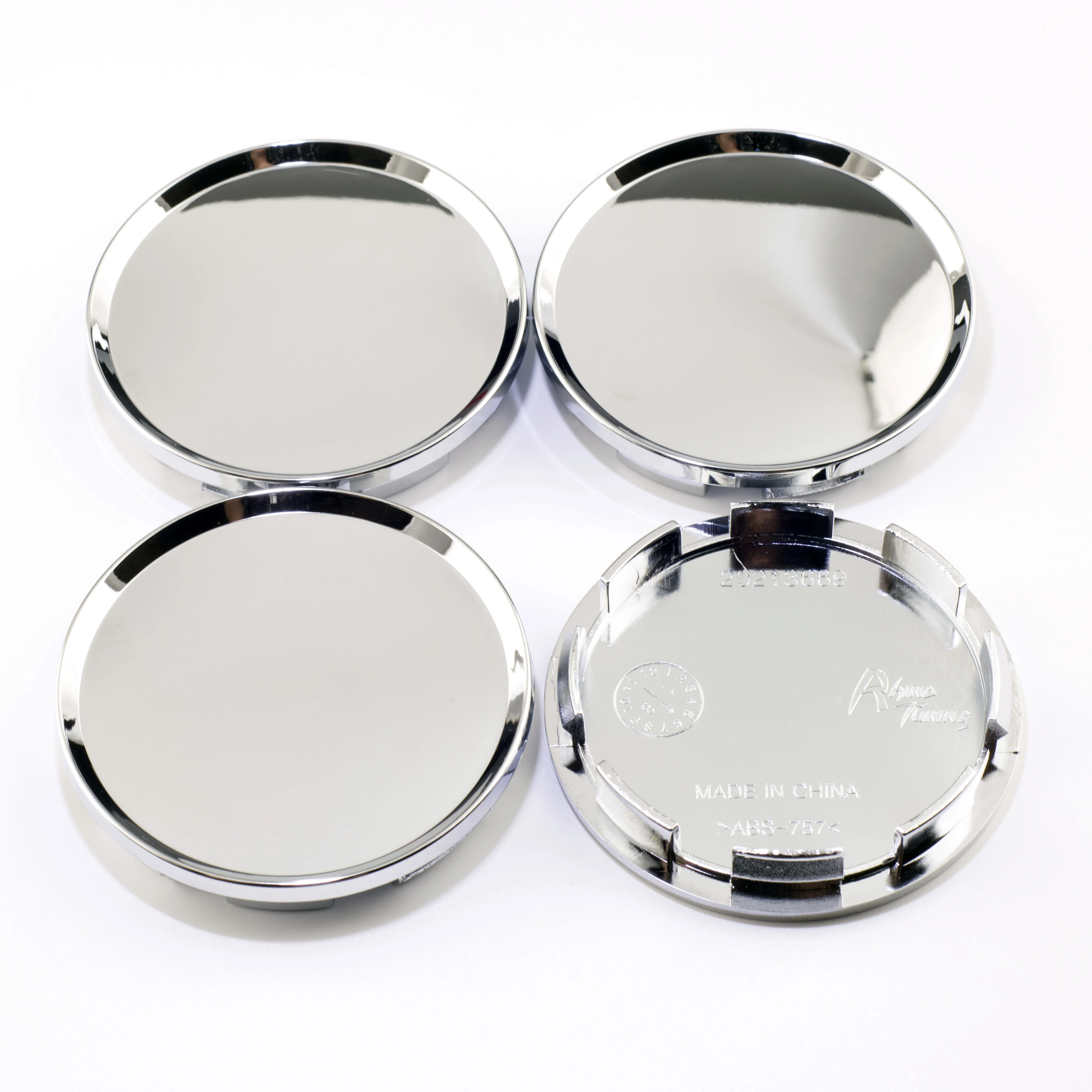 Rhino Tuning 4pcs 63mm 57mm Car Wheel Center Cover Hub Centre Cap for Rims Emblem Auto Styling For OZ Racing Superturismo WRC