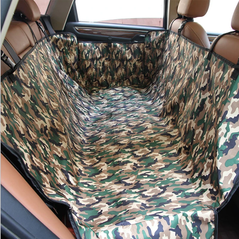 Camouфлаг собака автомобильный коврик для сиденья Оксфорд ткань Водонепроницаемый чехол для сиденья, для собак коврик автомобильный коврик для домашних животных Подушка для гамака - Цвет: Camouflage