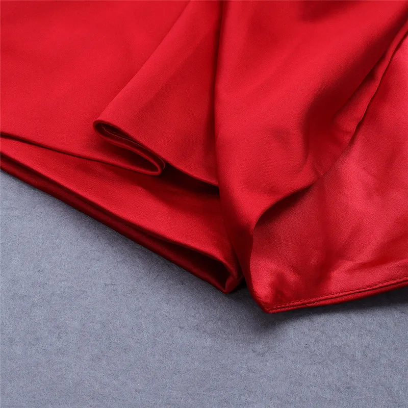 Bevenccel Elegant 2 Piece Sets Women Dress Sexy Chains Straps Bodycon Draped Bow Celebrity Fashion Party Dress Runway Mini Dress