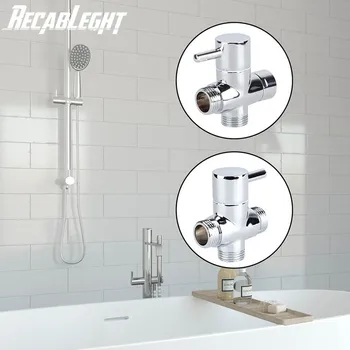 

Recableght Toilet Bidet Sprayer 3-Way Valve Shower Head T-Adapter Water Diverter Effectively Control Water Flow Bath Accessory