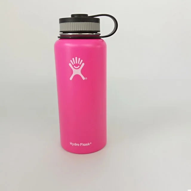 32 oz Гидро фляга 32 унции/40 унций стакан колба вакуумная Изолированная бутылка из нержавеющей стали бутылка для воды широкая Спортивная бутылка на открытом воздухе - Цвет: 32 oz