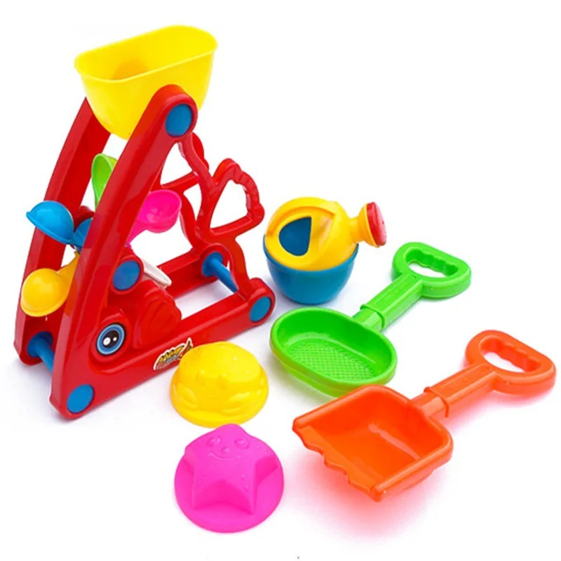 

Beach Toy Hourglass Children Play with Water Sand Playing Tool Set Baby Bath Dredging Cassia Seed Summer Toy