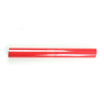 

5D Ultra Shiny Glossy Carbon Fiber Vinyl Wrap Sticker Decal Decor 12"X 60" Red High Quality Waterproof Interior Accessories