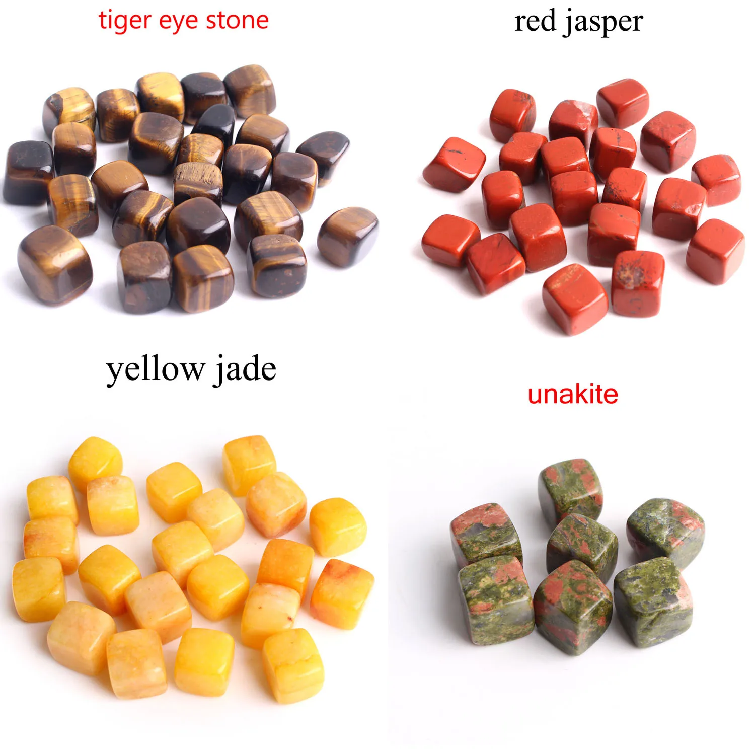 Миниатюрный натуральный квадратный опущенный камень кварцевый куб тигровых