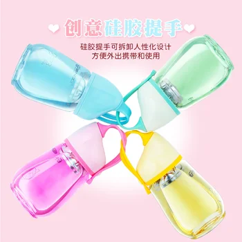 

Glass Thermal Water Bottle Infuser Cristal Hiking Cute Juice Glass Water Bottle Sport Outdoor Gourde Verre Plastic Water JJ60SP