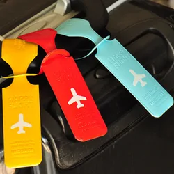 Travel Luggage Tag Cover Creative Accessories Suitcase ID  Baggage Tag Holder Letter Baggage Boarding Tags Portable Label