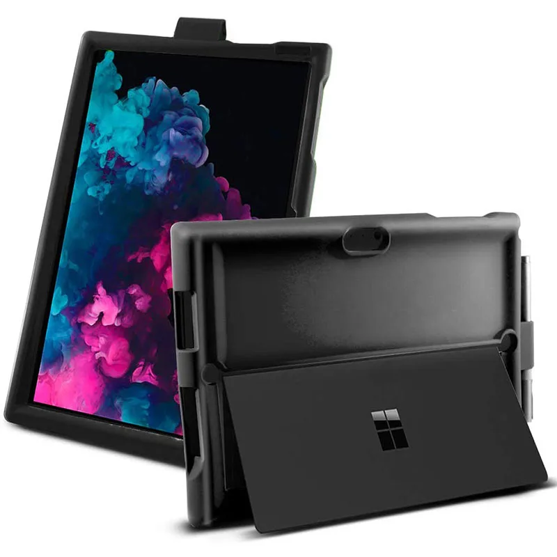 MingShore чехол для microsoft Surface Pro 4 5 6 7 силиконовый сверхмощный защитный анти-осенний чехол Чехол для Surface Pro 7 Tablet