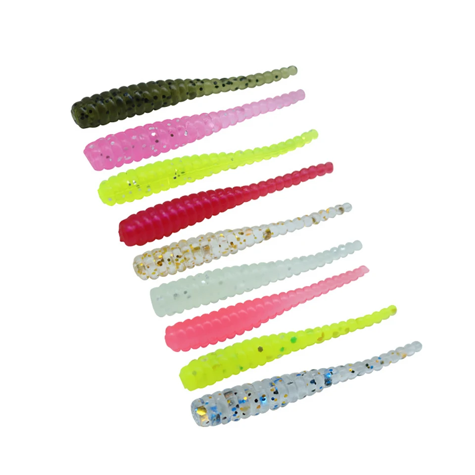 20 шт./лот силиконовая Мягкая рыболовная приманка искусственная плавающая для