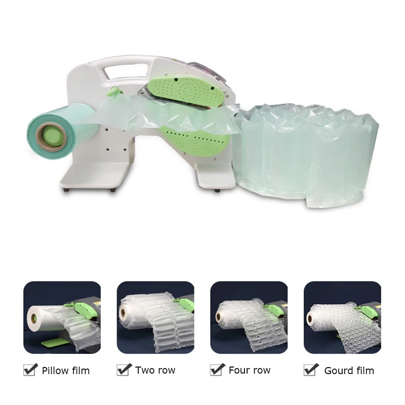 18M/minute Max Air Pillow Cushion Machine Gourd Bubble Wrap Protective