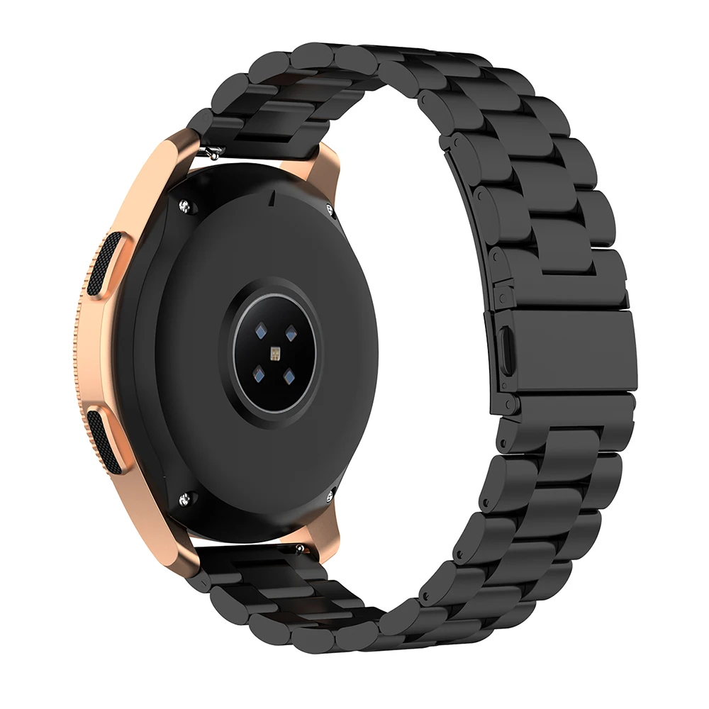 Ремешок для часов samsung Galaxy Watch ремень из нержавеющей стали для samsung Active R500 для Garmin Vivoactive3 для Huami Amazfit BIP GTR