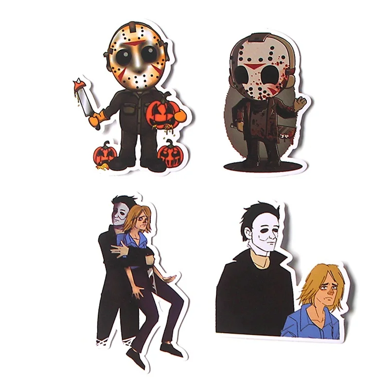 36 шт./компл. страшная наклейка для убийц Майкла Майерса Водонепроницаемый