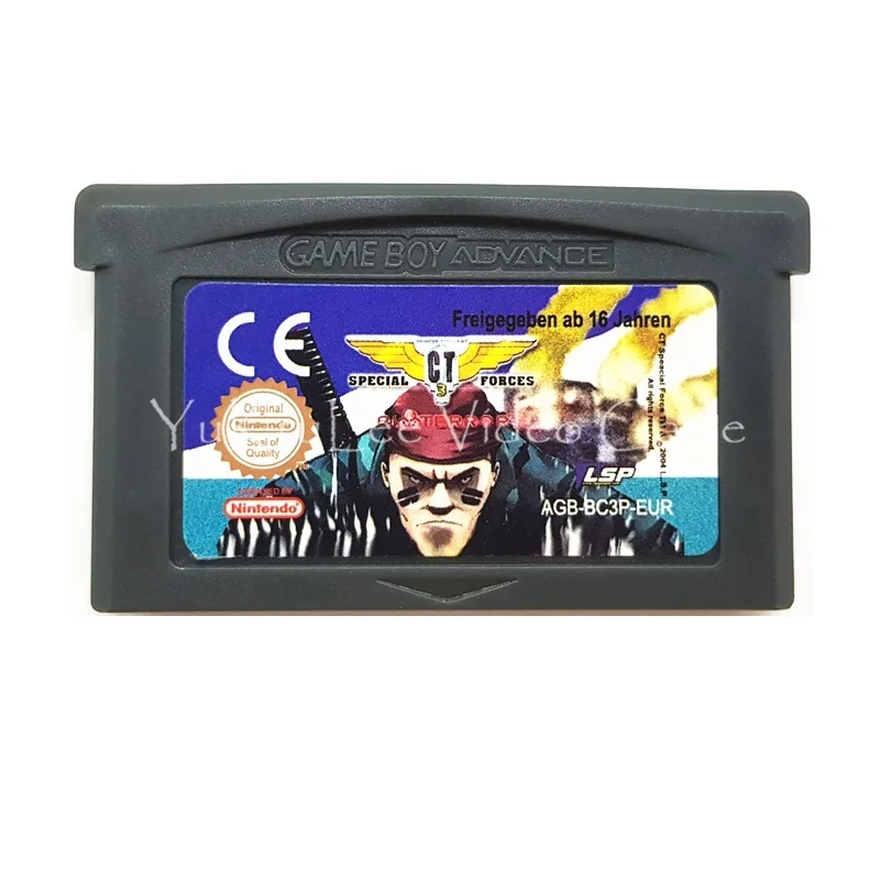 CT Special Forces 3 CTSpecialForcesSeries 32 бит видеоигры картридж Консоли Карты для nintendo GBA серии консолей английский язык - Цвет: CT Special Forces 3