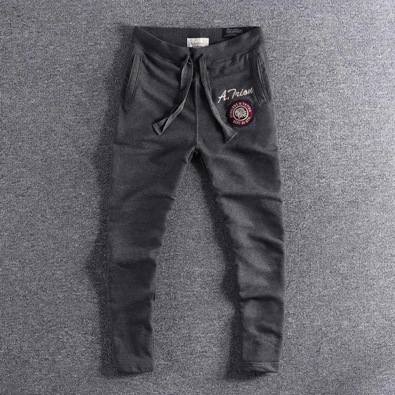 dark grey Новое поступление, осенние мужские дизайнерские брюки, большие размеры, повседневная одежда, высококачественные мужские брюки для продвижения, распродажа - Цвет: dark grey