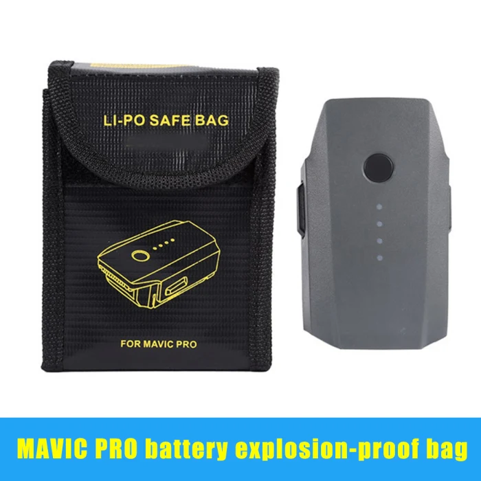 Огнеупорный взрывозащищенный аккумулятор Безопасный мешок мешочек для подарков для MavicPro батареи LSMK99