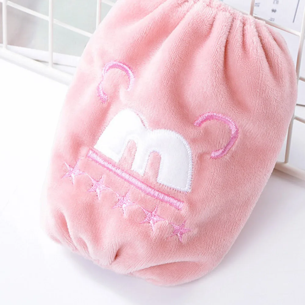 Pink Новые модные женские перчатки осень зима милые 1 пара фланелевые манжеты с длинным рукавом красочные кухонные взрослые дети - Цвет: Pink