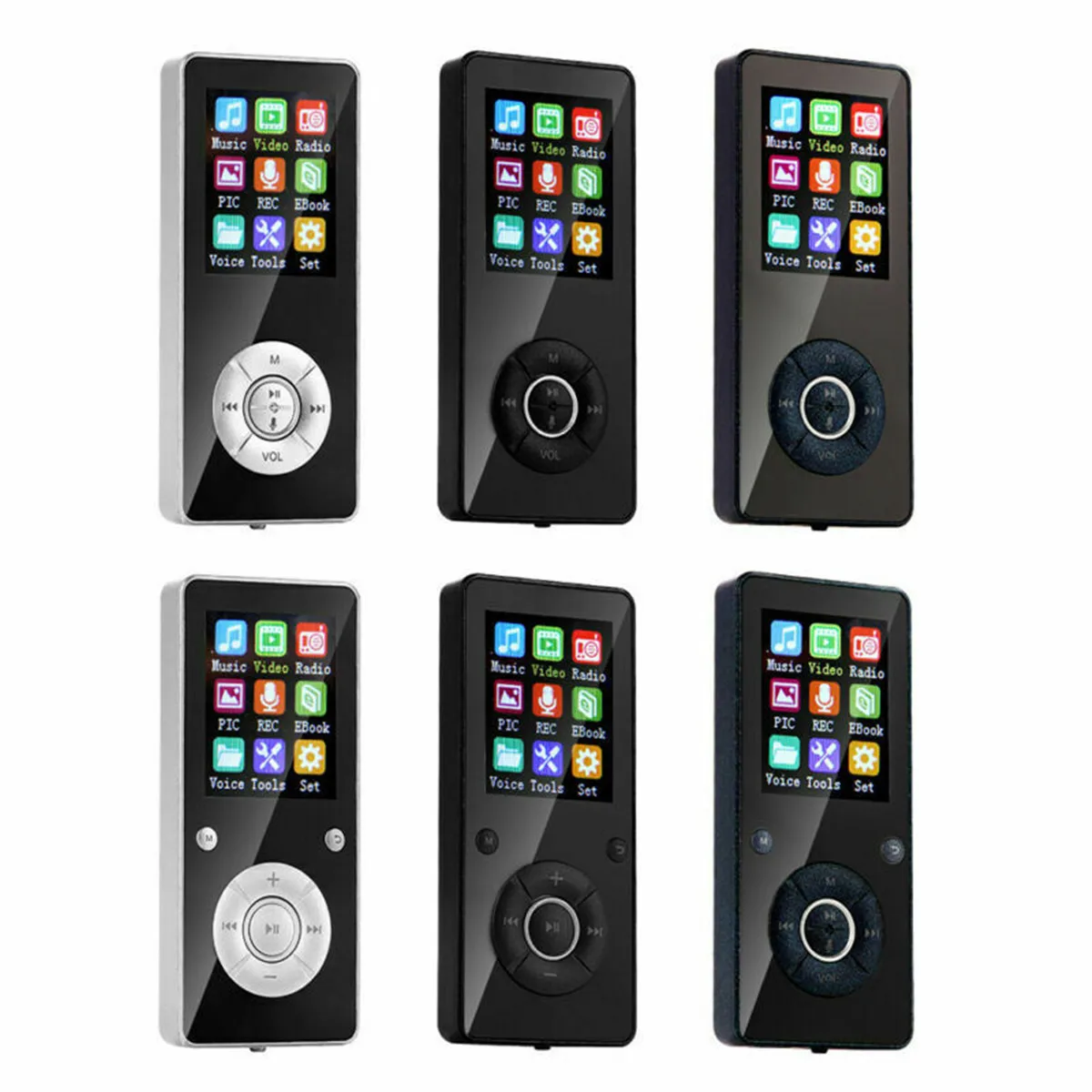 MP4 плеер с bluetooth Mp3 Mp4 музыкальный плеер портативный Mp4 медиа тонкий 1,8 дюймов fm-радио видео HIFI колонки 32 Гб
