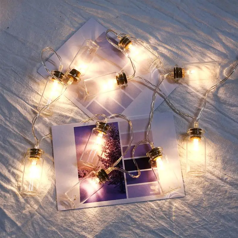 10LED бутылки желаний в форме огни струны сценического фестиваля освещения вечерние украшения для двора сада(без батареи