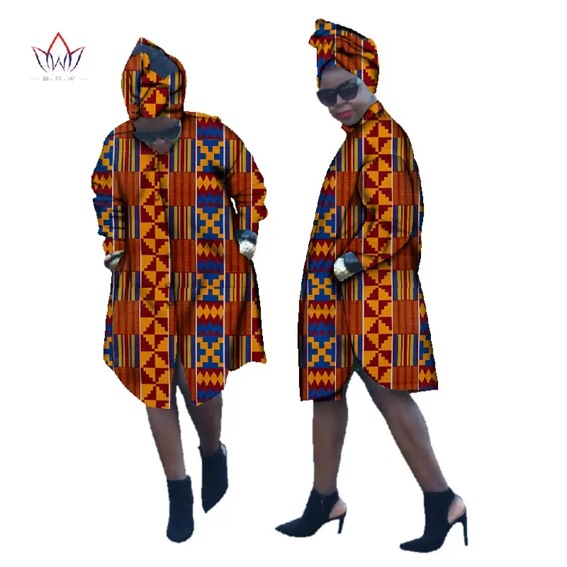 Новое летнее Африканское пальто afrikanische kleidung манера традиционная блуза с длинным рукавом африканская одежда Женская Хлопок 6xl BYWWY841