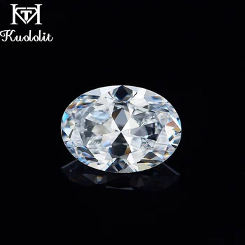 

Kuololit 100% natural Moissanite Loose Gemstone for customize jewelry VVS1 D color Oval Brilliant Excellent Cut Solitaire DIY
