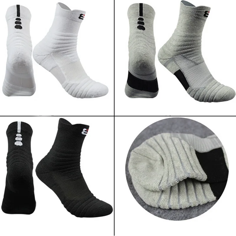 SFIT мужские профессиональные баскетбольные носки для спорта на открытом воздухе, велоспорта, бега, футбола, туризма, Компрессионные носки