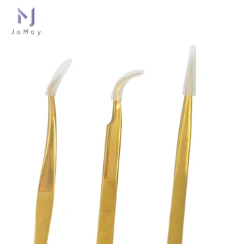 

Professional Eyelash Tweezers Stainless Steel Antistatic eyes tweezers for false eyelashes extension