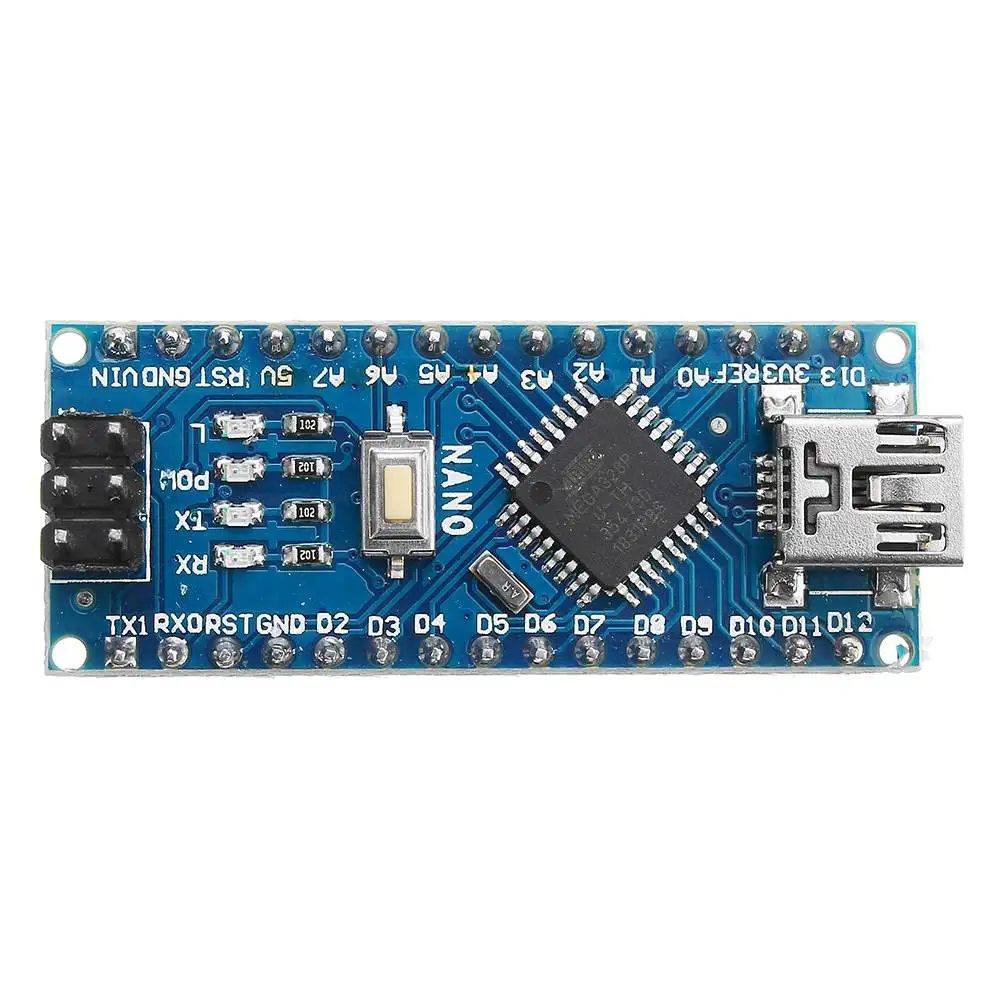 LEORY ATmega328P-Arduino совместимый Nano-V3 модуль улучшенная версия без кабельного макетной платы