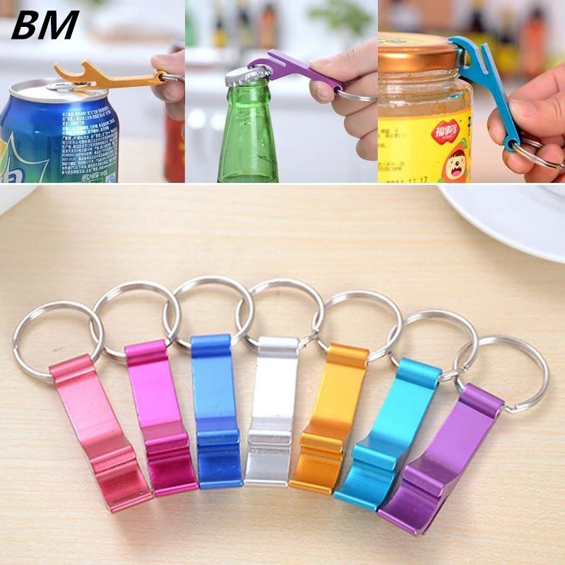 

Keychain Can Opener for Women and Men Multifunction Creativity Aluminum Alloy Beer Keychain Opener Charm Promotional Gifts