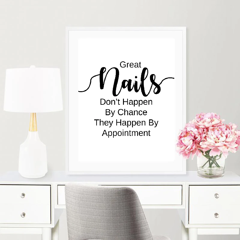 Nail-Salon-Quotes-Makeup-Wall-Art-Posters-and-Prints-Nail-Tech-Artist-Gift-Fashion-Art-Picture