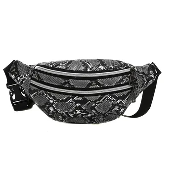 

2019 New Style WOMEN'S Serpentine Running Bag Fashion Shoulder Oblique Chest Pack Outdoor Casual Mobile Phone Change Running Bag