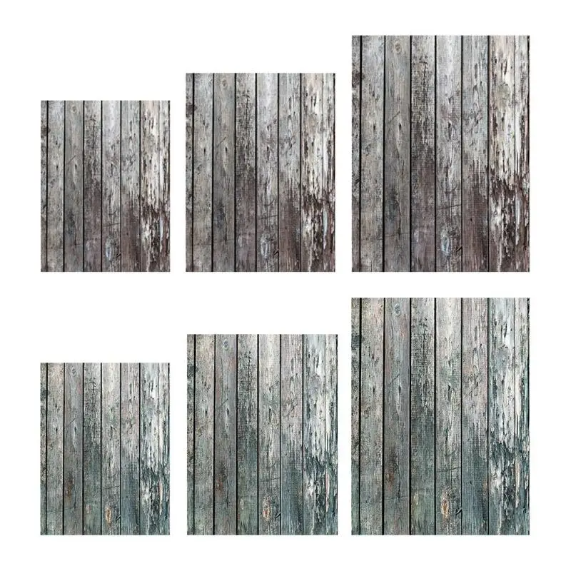 

1pcs Background Cloth for photographic props Wood Plank Texture Photography Backdrops Art Fabric Photo Background Cloth