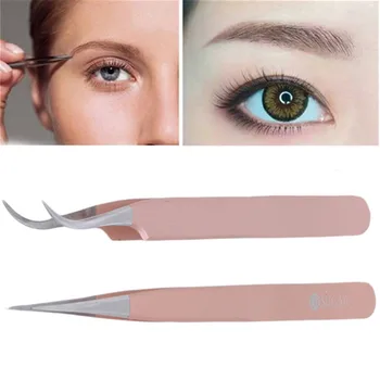 

Elbow Cross Lock Reverse Pliers Rose Gold Nail Art Curved Sculpture Pinching Straight Curved Professional Tool Set Kit
