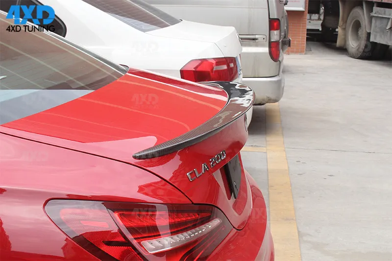 CLA45 AMG карбоновый спойлер заднего крыла для Mercedes W117 C117 CLA200 CLA180 задний багажник спойлер AMG Стиль 2013