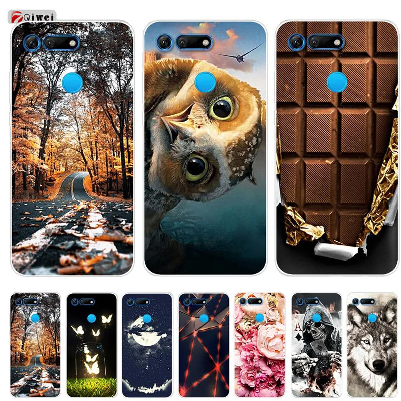 

For Huawei Honor View 20 Case Cover Soft TPU Back Print Silicone Phone Case For Huawei Honor V20 V 20 Case Coque For View20 Capa