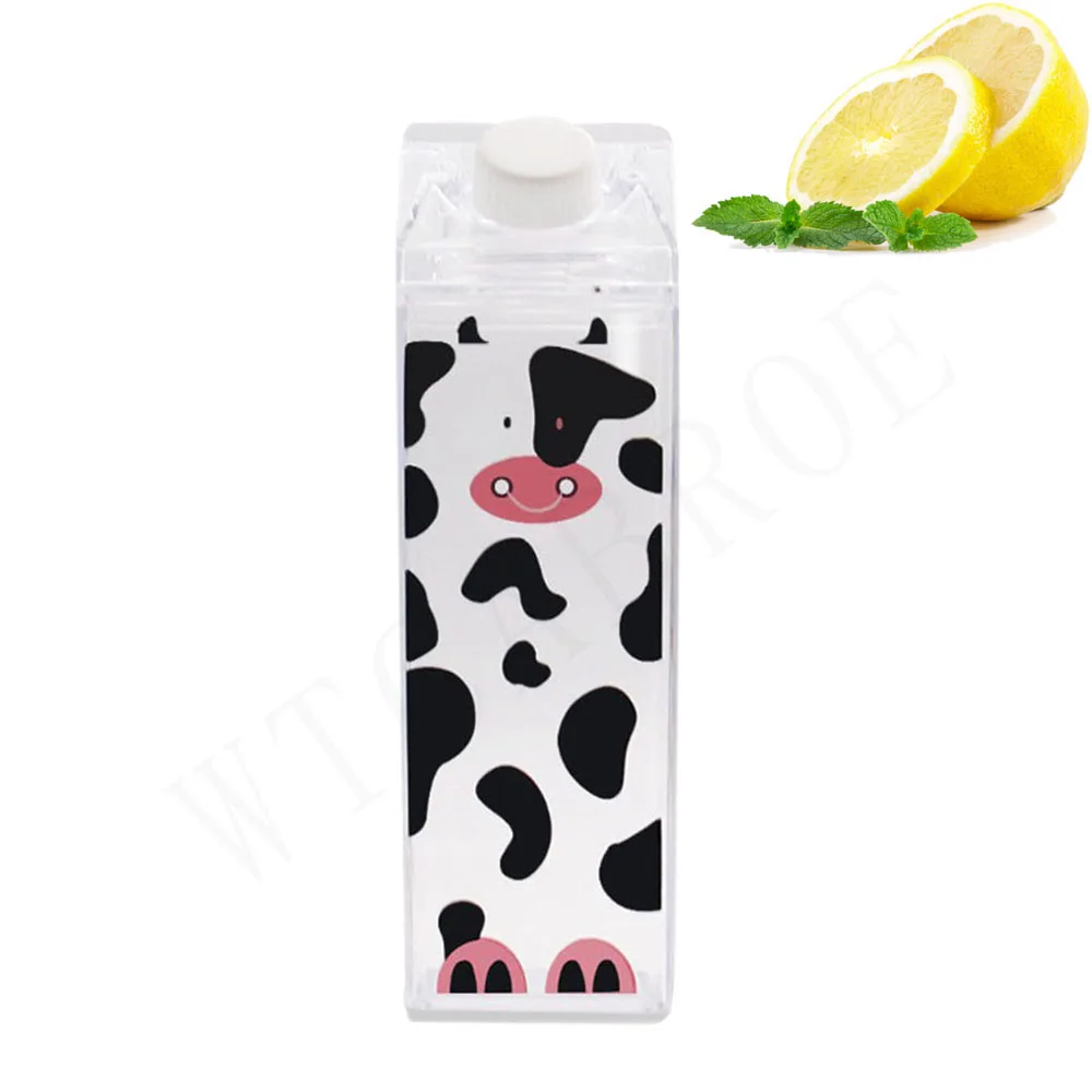 style 2 My Plastic Sport Water Kettle Drinking Water Bottle Cycling Camping Hiking Bicycle School Kids Leak-proof Cup Lemon Milk Bottles - Цвет: style 2