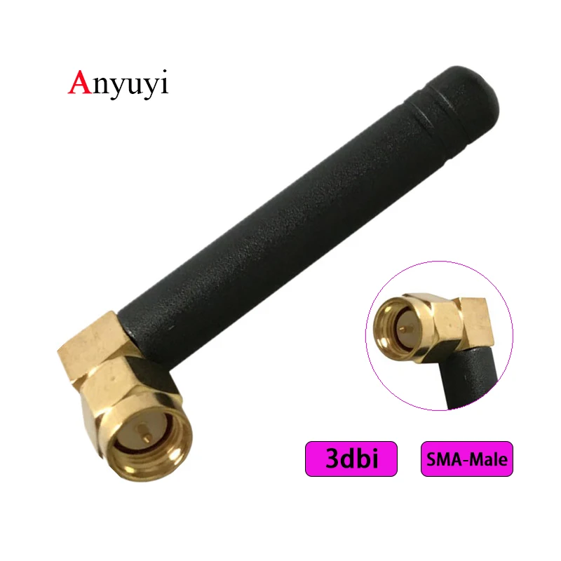 Антенна Anyuyi 2 4G 3dbi SMA типа папа 433 МГц | Мобильные телефоны и аксессуары