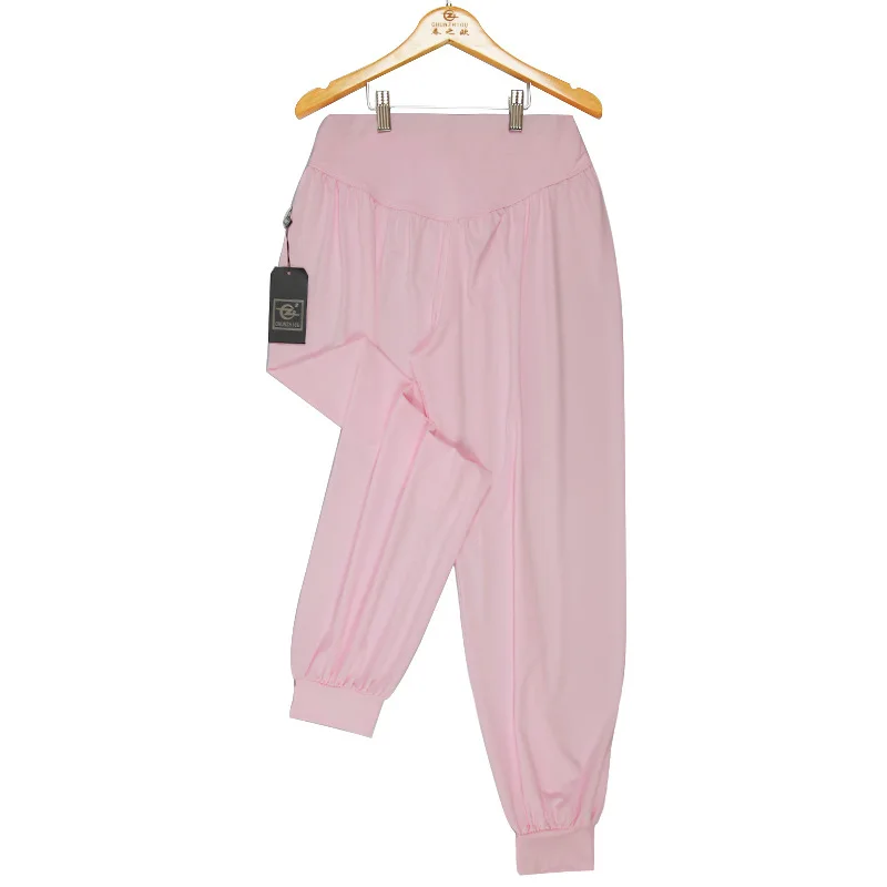 Pink Брюки для женщин, быстросохнущие, дышащие, свободные, плюс размер, штаны для йоги, спортивная одежда, шаровары, спортивная одежда для женщин - Цвет: Pink