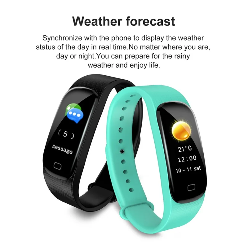 

M5 Smart Band Waterproof Smart BraceletBlood Pressure Blood Oxygen Heart Rate Fitness Tracker For iOS Android