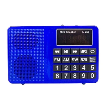 

L-258 Multi Full Band FM Am Mw Sw Radio Receiver, MP3 Player From Tf Card and USB Flash Drive