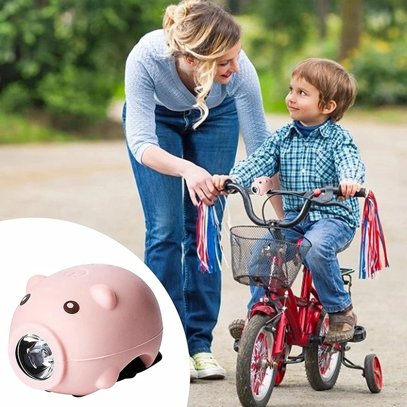 超高輝度自転車ライト 自転車のヘッドライトとテールライト キュートなピギーシェイプ Bicycle Light Aliexpress