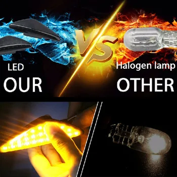 

1A Side Maker Lights Amber Flowing For BMW F25 E70 E71 X3 X5 X6 Replacement