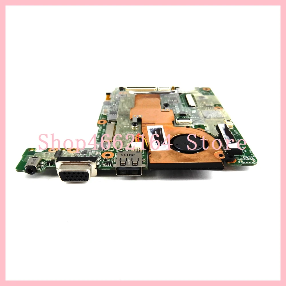 1015PX REV: 1,4G с вентилятором+ Материнская плата радиатора для ASUS Eee PC 1015PX материнская плата для ноутбука 1015PX материнская плата полностью проверена