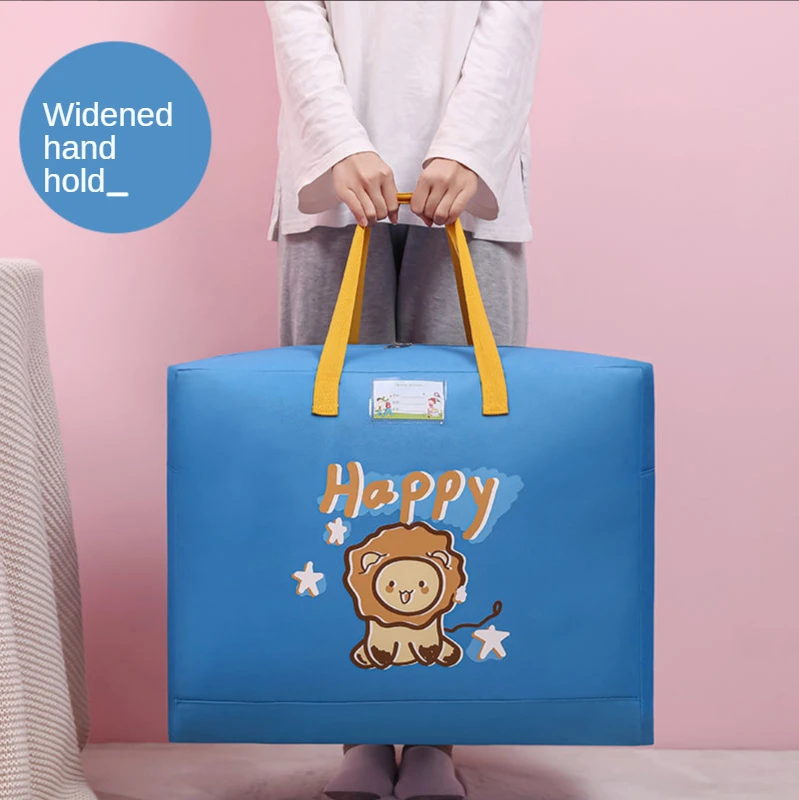 Children's Cartoon Quilt Storage Bag Large-Quilt Bag Portable Clothes Doggy Luggage Household Sorting Bags